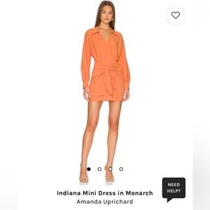 Amanda Uprichard.  Indiana Mini Dress in Monarch.  Size XS.